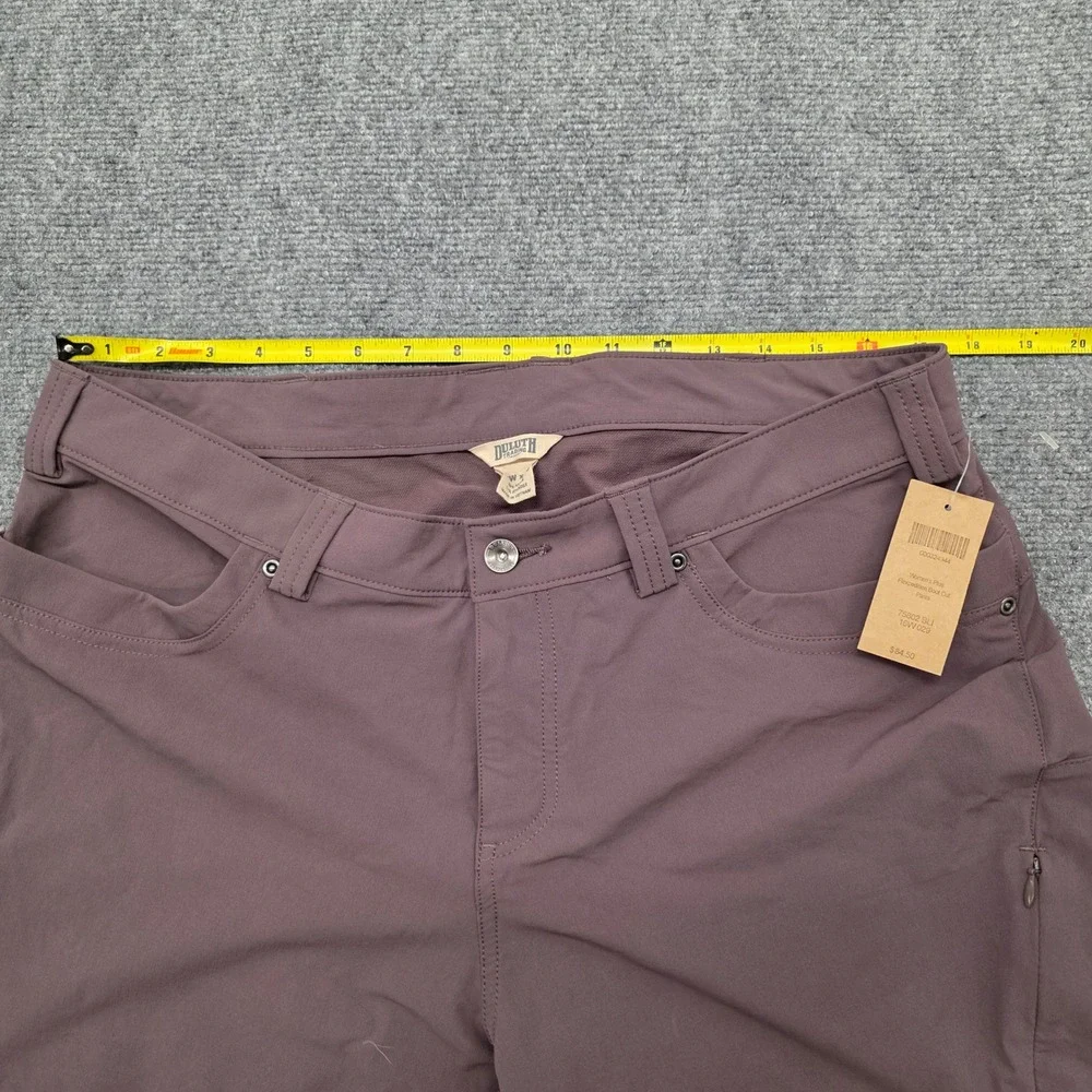Duluth Trading Co Women Plus Flexpedition Boot Cut Pant Purple 16W x 29 75802
